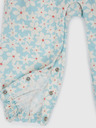 GAP Baby len virágmintás overall GAP