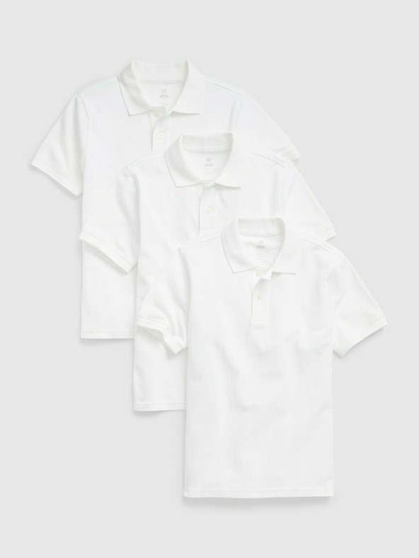 GAP Gyerek polo pólók egyenruha organic, 3 db GAP