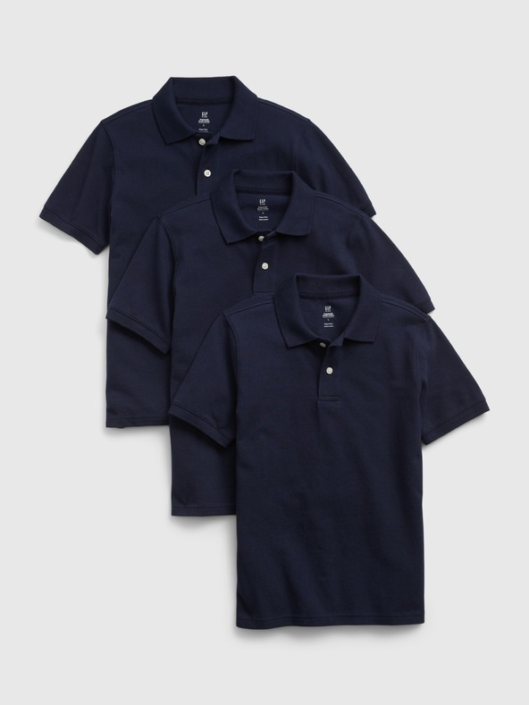 GAP Gyerek polo pólók egyenruha organic, 3 db GAP
