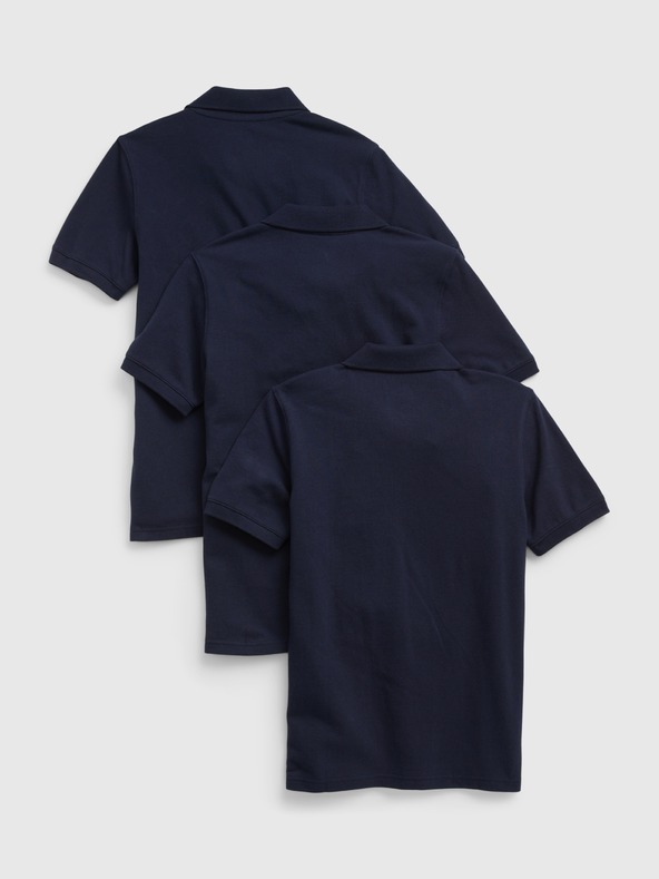 GAP Gyerek polo pólók egyenruha organic, 3 db GAP