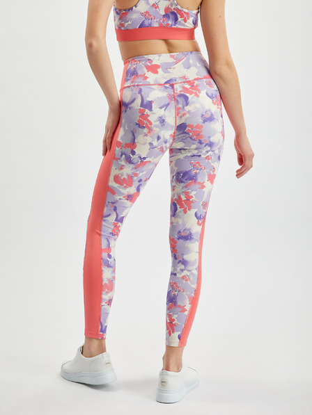 Orsay ORSAY halványlila virágmintás női sport leggings