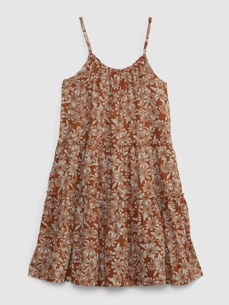 GAP Gyerek virágmintás pántos ruha GAP