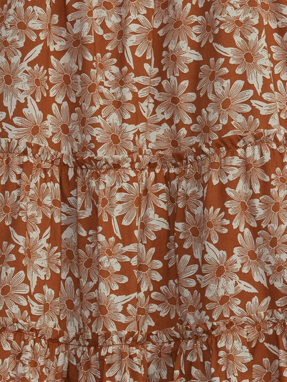 GAP Gyerek virágmintás pántos ruha GAP