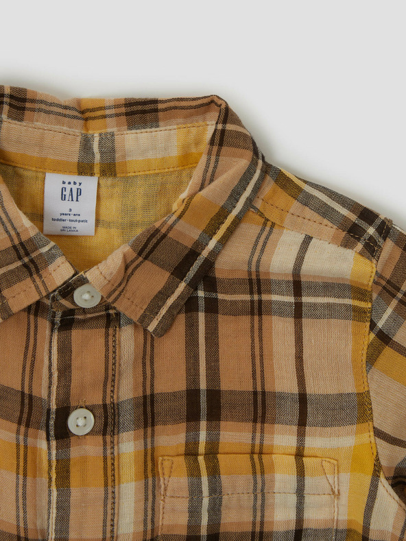 GAP Baby flanel kockás ing GAP