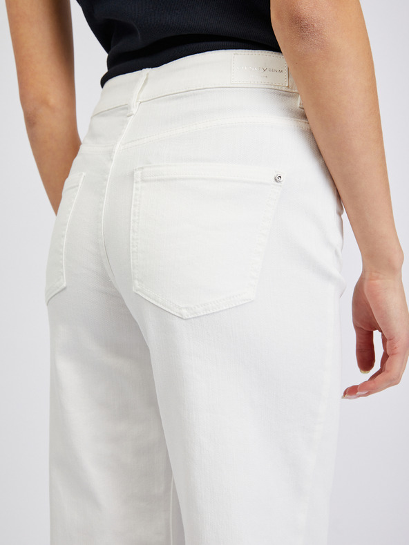 Orsay ORSAY fehér wide leg  női farmer