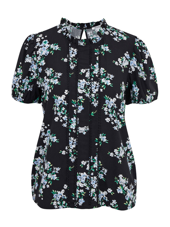 Orsay ORSAY fekete virágmintás női blúz