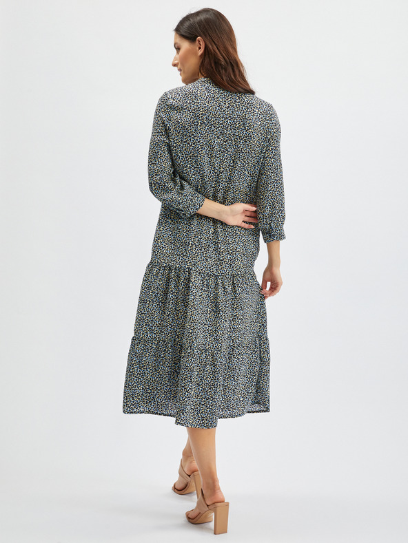 Orsay ORSAY kék-fekete mintás női ingruha