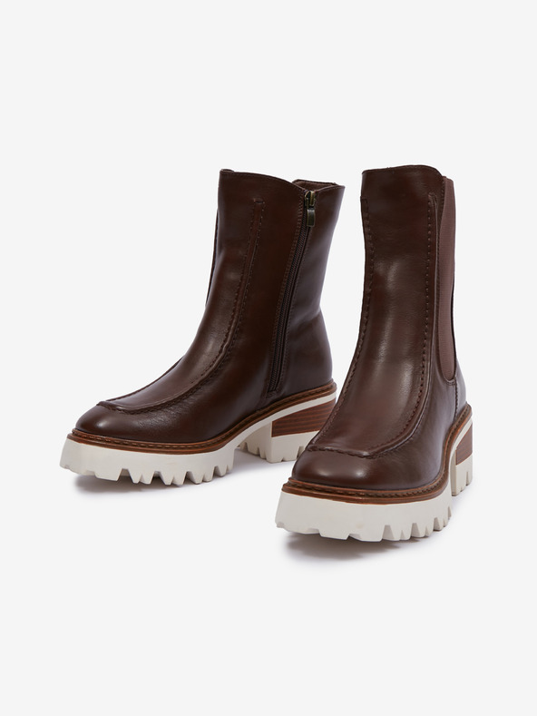 Orsay ORSAY sötétbarna női téli csizma