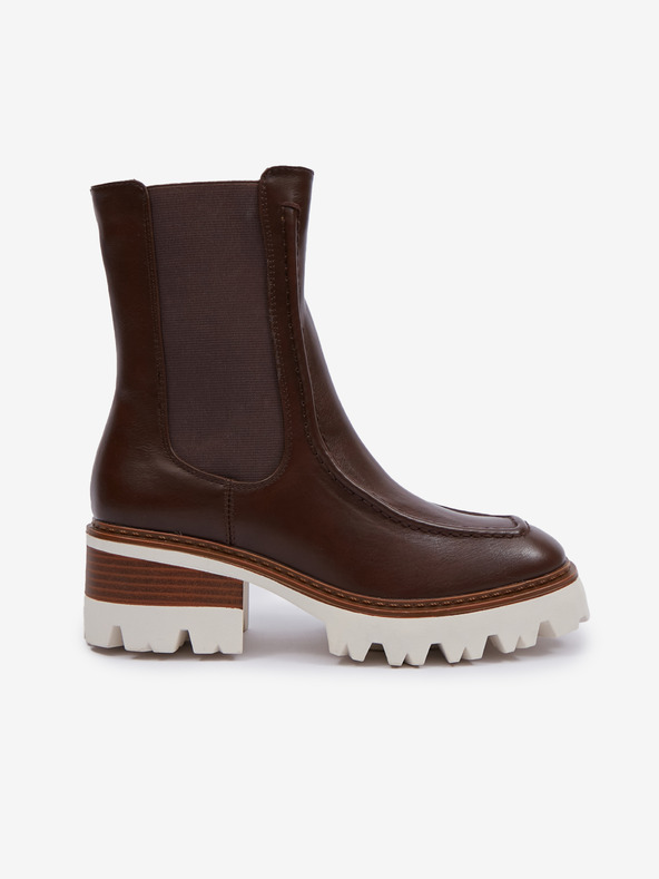 Orsay ORSAY sötétbarna női téli csizma