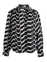 Orsay ORSAY fehér-fekete mintás női blúz