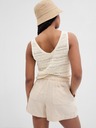 GAP Vászon rövidnadrágok rugalmas derékkal GAP