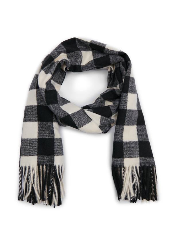 Orsay ORSAY krém és fekete színű női kockás sál