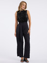 Orsay ORSAY fekete női overall flitterekkel