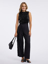 Orsay ORSAY fekete női overall flitterekkel