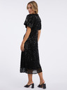 Orsay ORSAY fekete női flitteres midi ruha