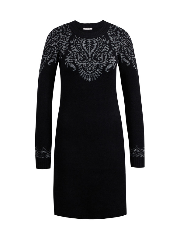 Orsay ORSAY fekete női pulóverruha