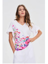 Moodo Moodo női póló nyomott mintával