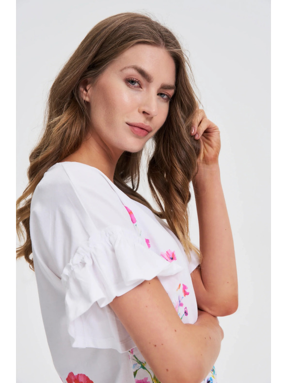 Moodo Moodo női póló nyomott mintával