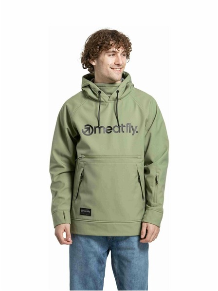 Meatfly Meatfly férfi softshell kabát Jax Olive / Black |