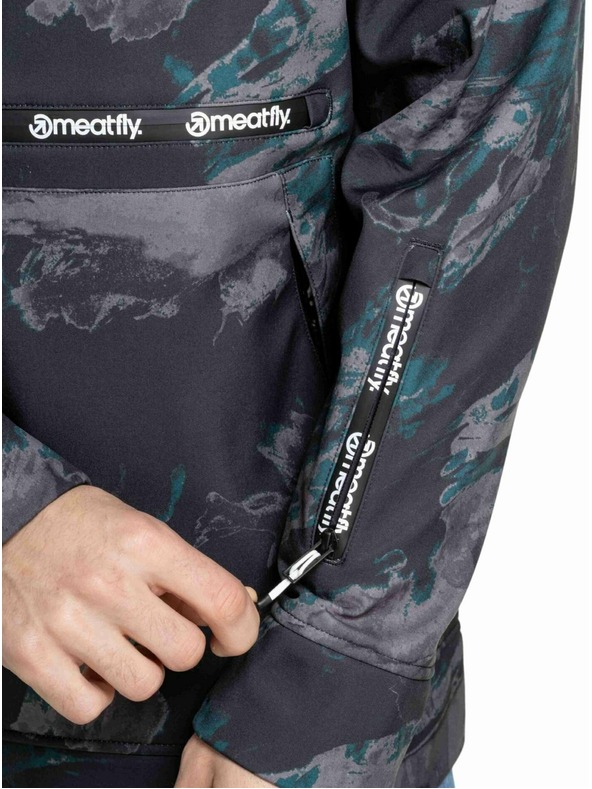 Meatfly Meatfly férfi softshell kabát Jax Mossy Botanical |