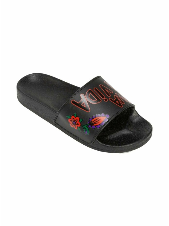 Meatfly Meatfly férfi papucs X Hudson Pura Vida Viva La Vida Black