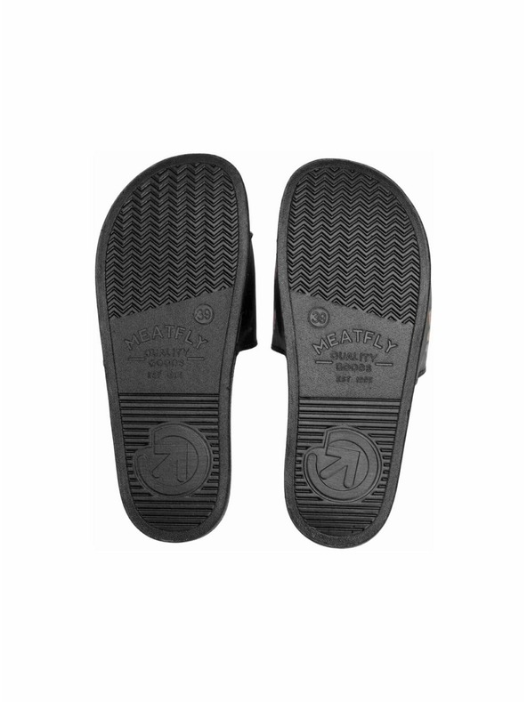 Meatfly Meatfly férfi papucs X Hudson Pura Vida Viva La Vida Black