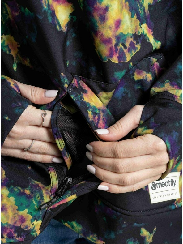 Meatfly Meatfly női softshell dzseki Alita Sötét Aquarel | Többszínű |