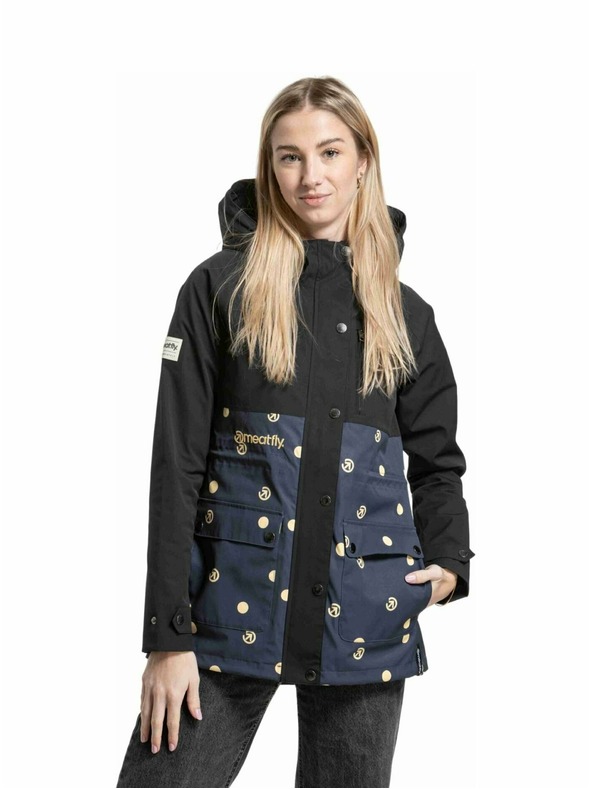 Meatfly Meatfly női utcai dzseki Xita Sárga Pöttyök |