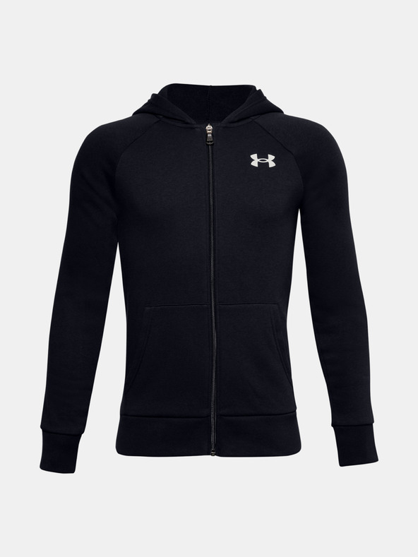 Under Armour Fiú felső Under Armour RIVAL COTTON FZ HOODIE
