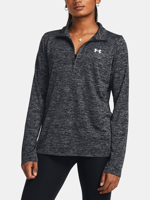 Under Armour Női felső Under Armour Tech 1/2 Zip- Twist-BLK
