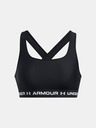 Under Armour Női melltartó Under Armour Crossback Mid Bra-BLK