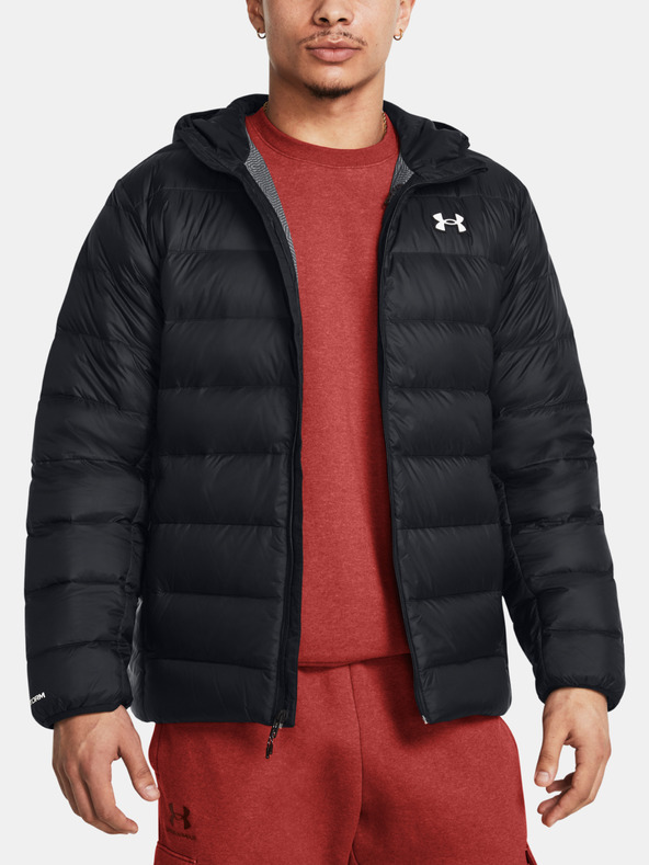 Under Armour Férfi dzseki Under Armour LEGEND DOWN HOODED JACKET-BLK