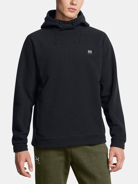 Under Armour Férfi felső Under Armour UA Expanse Fleece Hoodie-BLK
