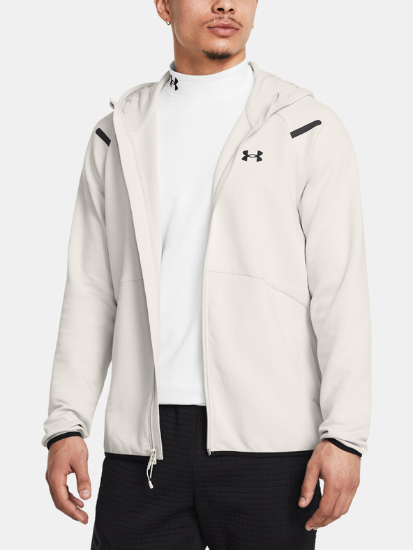 Under Armour Férfi felső Under Armour UA Unstoppable Flc FZ HD EU-WHT