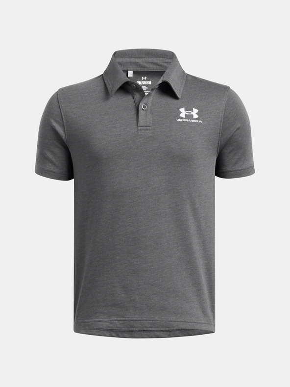 Under Armour Fiú póló Under Armour UA B Icon Polo-GRY