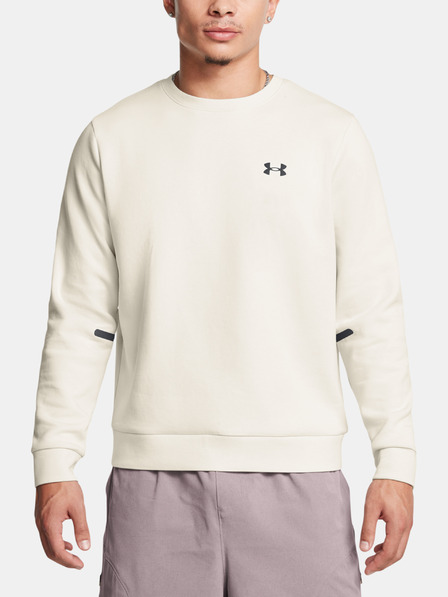 Under Armour Férfi felső Under Armour UA Unstoppable Flc Crew EU-WHT