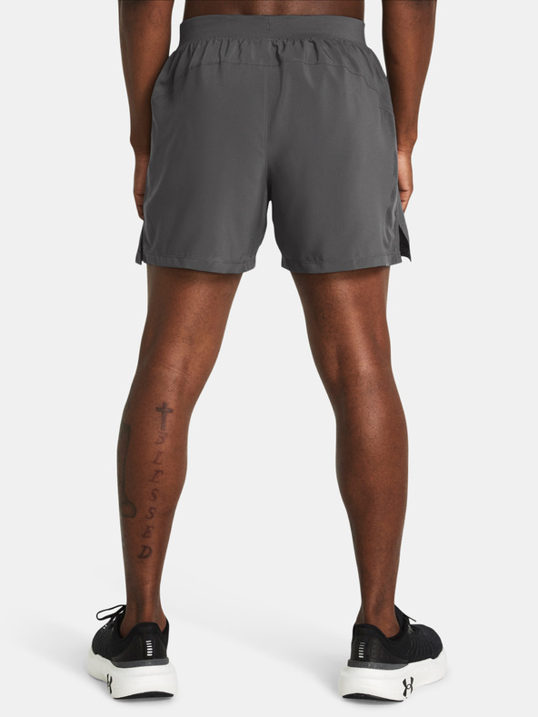 Under Armour Férfi rövidnadrágok Under Armour UA LAUNCH 5'' SHORTS-GRY