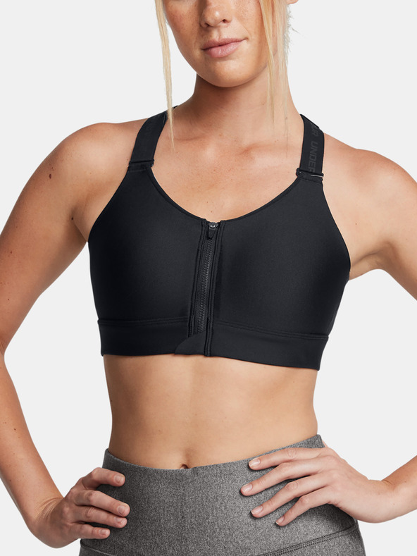 Under Armour Női melltartó Under Armour UA Infinity High Zip 2.0 Bra-BLK