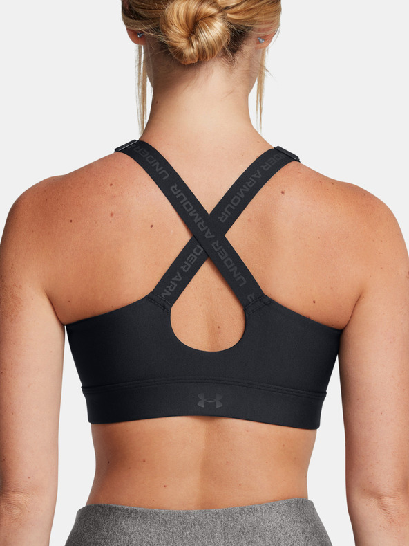 Under Armour Női melltartó Under Armour UA Infinity High Zip 2.0 Bra-BLK
