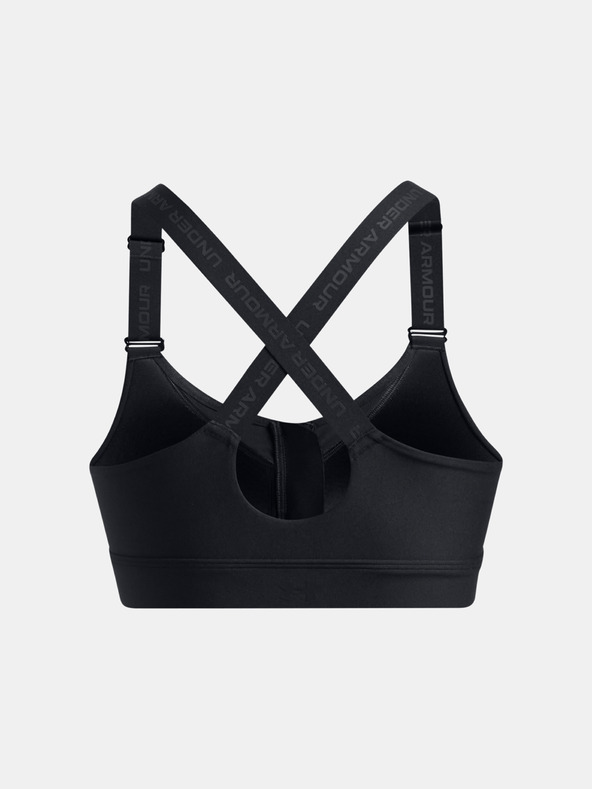 Under Armour Női melltartó Under Armour UA Infinity High Zip 2.0 Bra-BLK