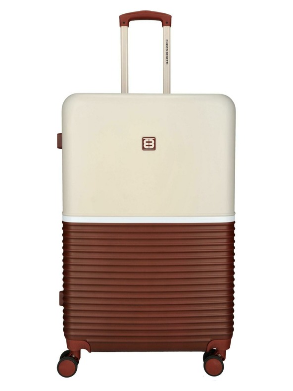 Enrico Benetti Utazóbőrönd Enrico Benetti Princetown L Bordó/Rózsaszín