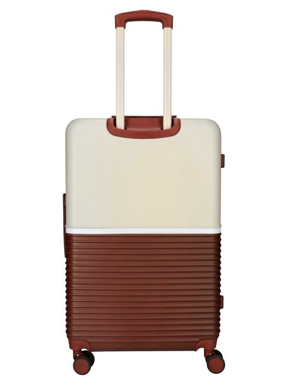 Enrico Benetti Utazóbőrönd Enrico Benetti Princetown L Bordó/Rózsaszín