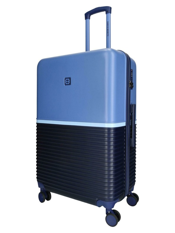 Enrico Benetti Utazóbőrönd Enrico Benetti Princetown L Sötétkék/Farmer