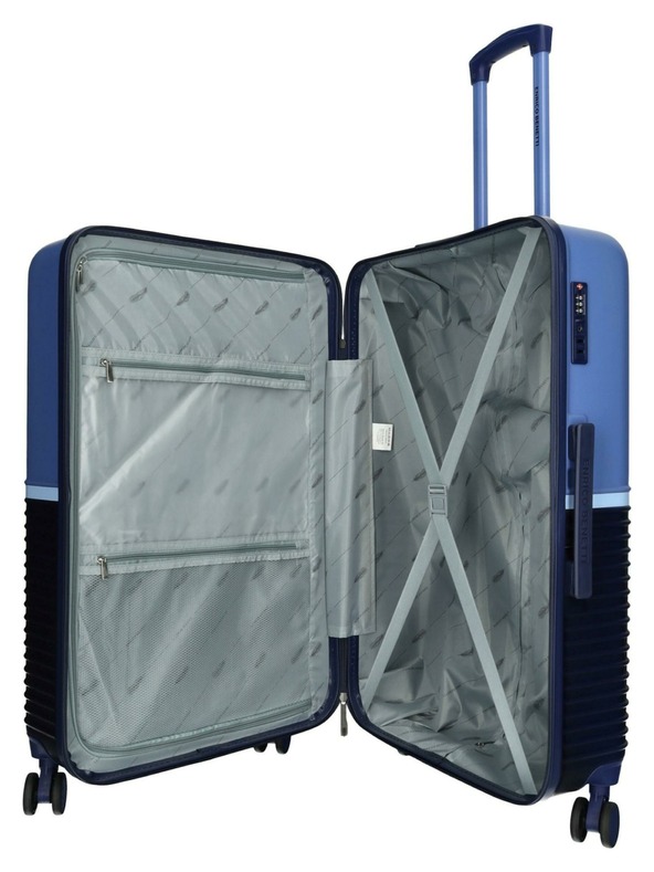 Enrico Benetti Utazóbőrönd Enrico Benetti Princetown L Sötétkék/Farmer