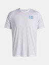 Under Armour Férfi póló Under Armour UA TRIPLE STACK LC LOGO SS-WHT