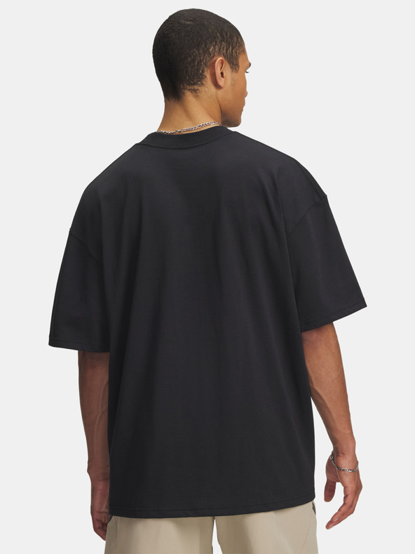 Under Armour Férfi póló Under Armour UA HWT WOVEN LABEL SS-BLK