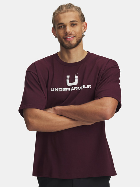 Under Armour Férfi póló Under Armour UA HWT U LOGO SS-RED