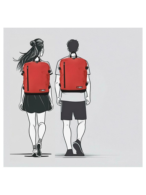 Enrico Benetti Enrico Benetti Amsterdam 54687 piros hátizsák