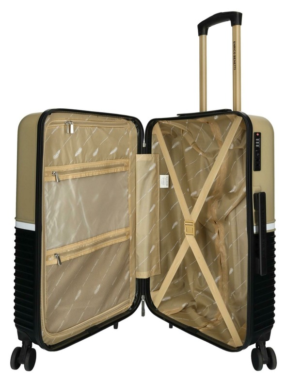 Enrico Benetti Enrico Benetti Princetown M utazótáska Black/Camel