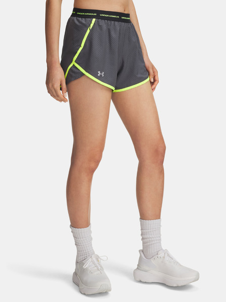 Under Armour Női rövidnadrág Under Armour UA Fly By 3'' Novelty Short-GRY